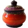 Storage Jar - 1 Quart - Hand Painted in Spain - Luna Design