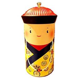 Qianlong tea canister metal color printing tea canister