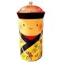 Qianlong tea canister metal color printing tea canister
