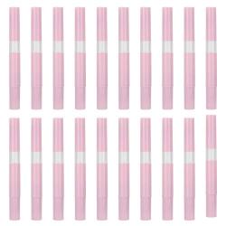 MISAZ 20 Pieces Twist Pens Empty Nail Oil Pen with Brush 0.1oz Empty Cosmetic Sample Tubes Refillable Container Applicators Eyelash Growth Liquid Vials Teeth Whitening Container for Girls Women Makeup