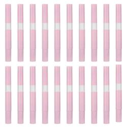 MISAZ 20 Pieces Twist Pens Empty Nail Oil Pen with Brush 0.1oz Empty Cosmetic Sample Tubes Refillable Container Applicators Eyelash Growth Liquid Vials Teeth Whitening Container for Girls Women Makeup