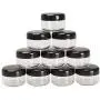Pot en Acrylique Mini Récipients Cosmétiques Vides 10 Pièces – Contenants pour Crème, Eclat, Poudre, Ongles – Support de Perles Rond, Kit de Rangement Pot en Acrylique Mini Récipients Cosmétiques Vides 10 Pièces – Contenants pour Crème, Eclat, Poudre, Ongles – Support de Perles Rond, Kit de Rangement