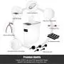 Réservoirs de Céréales ME.FAN Extra Large [Set de 2] – Conservation Alimentaire Étanches 6,3L (213oz) – Grande Conservation Alimentaire avec 24 Étiquettes Tableau Blanc et Stylo – BPA Free, Bouchon Démoulage Facile (Noir)