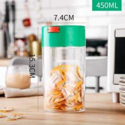 | Storage Bottles & Jars | Plastic Coffee Canister Vacuum Spice Tea Coffee Sugar Biscuit Food Storage Jar Bottle Tank Multifunctional Canister Kitchen | by HUDITOOLS | 1 PCs