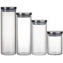 Glass Sealed Jars, Kitchen Household Grain Storage Tanks, Storage Spices/Pasta/Oatmeal/Flower Tea