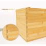 Food Jars & Crocks Storage Rice Barrel Household Rice Storage Box 10kg 15kg Kitchen Grain Storage Insect Moisture-proof Storage Box Wood Large Capacity Rice Barrel