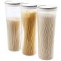 Kitchen multi-grain storage tank/plastic food storage box/noodles snacks fresh-keeping sealed cans 3 sets