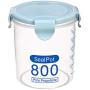 Buckle Sealed Food Container Transparent Cereal Round Storage Jar Holders Kitchen Clear Seasoning Containers New,No.2