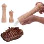 JUSTDOLIFE Salt Shaker Spice Grinder Manual Salt Grinder Pepper Mill for Kitchen Home