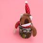 Amosfun Christmas Candy Jar Sugar Container Food Storage Bottle Squirrel Candy Jar for Christmas Ornament Holiday Party Xmas Gift