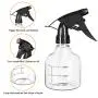 Bouteilles Vaporisantes Plastiques 8 oz / 250 ml avec Bec Doseur Ajustable pour Solutions de Nettoyage avec Bec Vaporisateur Noir