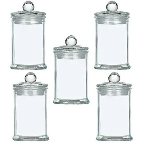 DonhDonh Household Airtight Sealed Nut Containers Sugar Jars Food Storage Containers with Glass Lid for Office Kitchen DonhDonh Household Airtight Sealed Nut Containers Sugar Jars Food Storage Containers with Glass Lid for Office Kitchen