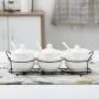 3 piece Ceramic Nordic Creative Seasoning Box Bottle Home Seasoning Jar Salt Can with Lid Kitchen Storage Tank Wedding Gift,C 3 piece Ceramic Nordic Creative Seasoning Box Bottle Home Seasoning Jar Salt Can with Lid Kitchen Storage Tank Wedding Gift,C