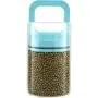 PLAFUETO Fresh Airless Storage Canister Food Storage Jar Glass One-Way Exhaust Valve Sealed Can, Vacuum Transparent Food Storage Container, Suitable for Tea, Coffee, Spices, Etc-Small,BLACK PLAFUETO Fresh Airless Storage Canister Food Storage Jar Glass One-Way Exhaust Valve Sealed Can, Vacuum Transparent Food Storage Container, Suitable for Tea, Coffee, Spices, Etc-Small,BLACK