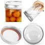 Bouteilles en verre à large goulot 16 oz, KAMOTA Bouteilles en verre à large goulot 16 oz pour la conservation des aliments, pots à confiture, pots à miel, cadeaux de mariage, cadeaux de douche, aliments pour bébés, 6 PIÈCES PACK. Bouteilles en verre à large goulot 16 oz, KAMOTA Bouteilles en verre à large goulot 16 oz pour la conservation des aliments, pots à confiture, pots à miel, cadeaux de mariage, cadeaux de douche, aliments pour bébés, 6 PIÈCES PACK.