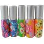 5PCS 10ml Random Color Empty Glass Perfume Spray Bottles Refillable Essential Oil Cosmetic Makeup Perfume Storage Jars Pot Atomizer Container Toner Water Liquids Bottle