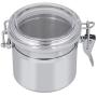 Neufday-Stainless Steel Coffee Canister Food Storage Jar Tea Sugar Milk Powder Container(B 1311cm)