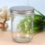 LovelyKitchent Deco Wood - Boxes Jars Bottles Jars Boxes Glass Honey Mason Glass Women Storage Free Bottle - 6Pc Glass Mason Jar With Lid Wedding Shower Baby Food Canned Spices Half Needle 11.8x 8.6Cm