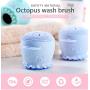 SunHorde Silicone Travel Bottles Set Leak Proof for Sanitizer, Liquid Hand Soap, Refillable Cosmetic Containers, 3.3 oz Carry-on TSA Approved, with Facial Cleansing Brush, Shower Lanyard for Shampoo