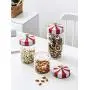 Glass Sealed Jar, Carousel Decor Iron Cover (45 oz.) Glass Sealed Jar, Carousel Decor Iron Cover (45 oz.)