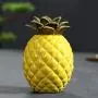 KUKI Cute Pineapple Shape Ceramic Portable Travel Tea Seal Canister Jar Storage/Tea Containers/Tea Pot/Tea Candy/Coffee Bean Storage/Business Wedding Gifts (Yellow) KUKI Cute Pineapple Shape Ceramic Portable Travel Tea Seal Canister Jar Storage/Tea Containers/Tea Pot/Tea Candy/Coffee Bean Storage/Business Wedding Gifts (Yellow)