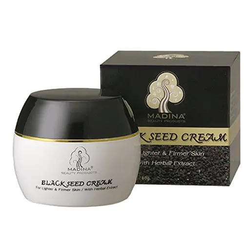 Gesichtscreme/Gesichtslichter mit Schwarzkümmel, für straffere Haut/Enthält Schwarzkümmelöl und Kräuterextrakte von Madina