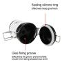Eyelash Glue Storage Tank Container Individual Adhesive Stand Eyelash Extension Activated Sealed Storage Jar Leak Proof Cylinder Makeup