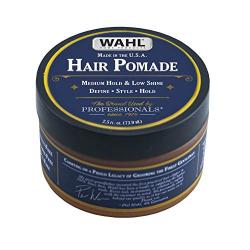 Wahl Hair Pomade for Hair Styling with Essential Oils for Control, Hold & Shine – Manuka Oil, Meadowfoam Seed Oil, Clove Oil & Moringa Oil – 2.5 Oz