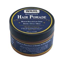 Wahl Hair Pomade for Hair Styling with Essential Oils for Control, Hold & Shine – Manuka Oil, Meadowfoam Seed Oil, Clove Oil & Moringa Oil – 2.5 Oz