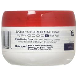 Eucerin Original Healing Rich Feel Creme 4 oz (Pack of 2)