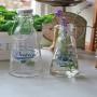Home Made Traditional Glass Bottle / Vase 1ltr | Vintage Bottle, Flower Vase By