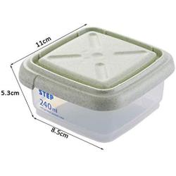 Sealed Grain Storage Container Food Nut Milk Powder Tea Portable Kitchen Refrigerator Transparent Plastic Storage Box Food Dispensers
