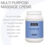 Bon Vital Multi-Purpose Massage Crème, Professional Massage Cream with Aloe Vera to Relax Sore Muscles, Increase Circulation & Repair Dry Skin, Full Body Massage Moisturizer Cream, 1 Gallon Jar