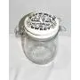 25 Home Decor New 25oz IF WE are What WE EAT IM Awfully Sweet Air Tight Ceramic Hinged Lid & Glass Canister Storage Jar 25 Home Decor New 25oz IF WE are What WE EAT IM Awfully Sweet Air Tight Ceramic Hinged Lid & Glass Canister Storage Jar