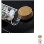 Clear Glass Canister Snack Sugar Treat Tea Storage Jar Suit for Kitchen Decoration