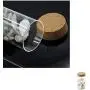Clear Glass Canister Snack Sugar Treat Tea Storage Jar Suit for Kitchen Decoration
