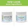 USDA Organic Coconut Oil with Vitamin E (16.9 oz Jar) Pure Vitamin E Infused Coconut Oi - Bio Coconut Oil for Hair and Skin, Coconut Oil Hair Mask