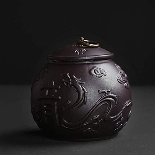 Eterly Handgefertigte Porzellanteebehälter, Tee-Aufbewahrungsgläser, Tee-Kasten für Gewürze, Süßigkeiten, Kaffee, Kekse – 2 Stück – B (12x12cm(5x5inch)) (Farbe: A, Größe: 12x12cm(5x5inch))