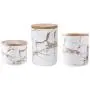 Bocal en Céramique pour Stockage Alimentaire avec Couvercle en Bambou Étanche, Idéal pour Thé, Café, Graines, Épices, Sucre, Farine (Ensemble de 750ml/ 1110ml/ 1650ml) Bocal en Céramique pour Stockage Alimentaire avec Couvercle en Bambou Étanche, Idéal pour Thé, Café, Graines, Épices, Sucre, Farine (Ensemble de 750ml/ 1110ml/ 1650ml)