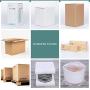 HMANE Food Storage Jars Storage Tank Frosted Glass Sealed Heat-Resistant Moisture-Proof - 3.94x9.06Inch