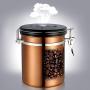 Funarrow Stainless Steel Airtight Canisters for the Kitchen with Exhaust Valve - Beautiful for Kitchen Counter, Beans, Dried Fruits,Miscellaneous Grains Storage Container