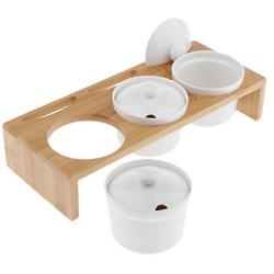 joyMerit 1 Set Seasoning Box Condiment Storage Containers Spice Jars Dispenser