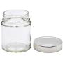 U-Pack 12 pieces of 5oz Glass Spice Bottles Spice Jars with Silver Metal Lids by U-Pack