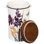 Cypress Home Vivid Bouquet Ceramic Canisters, Set of 3