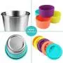 Tasses en acier inoxydable pour enfants avec couvercles en silicone et paille, Kereda, 5 packs de gobelets de 12 oz. Écologiques et sans BPA pour adultes, enfants et bébés. Tasses en acier inoxydable pour enfants avec couvercles en silicone et paille, Kereda, 5 packs de gobelets de 12 oz. Écologiques et sans BPA pour adultes, enfants et bébés.
