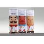 Nicoles Workshop &quotWorld Chef" Large Metal Spaghetti Jar Food Storage Canister,3pcs Set
