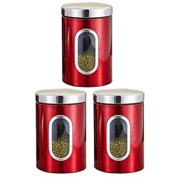 Stainless Steel Sealed Jars, Kitchen Food Containers, Storage Spices/Oatmeal/Coffee Beans/Tea