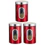 Stainless Steel Sealed Jars, Kitchen Food Containers, Storage Spices/Oatmeal/Coffee Beans/Tea
