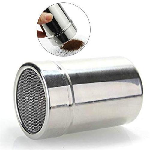 Beher Condiment Pots Stainless Steel BBQ Power Bottle Cocoa Powder Coffee Seasoning Bottle Salt Storage Box Spice Jar