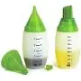 Pinceau à Huile JUSTDOLIFE Multi-fonction avec Bouteille d'Huile Silicone Alimentaire Créatif - Brosses à Huile Multifonctionnelles.